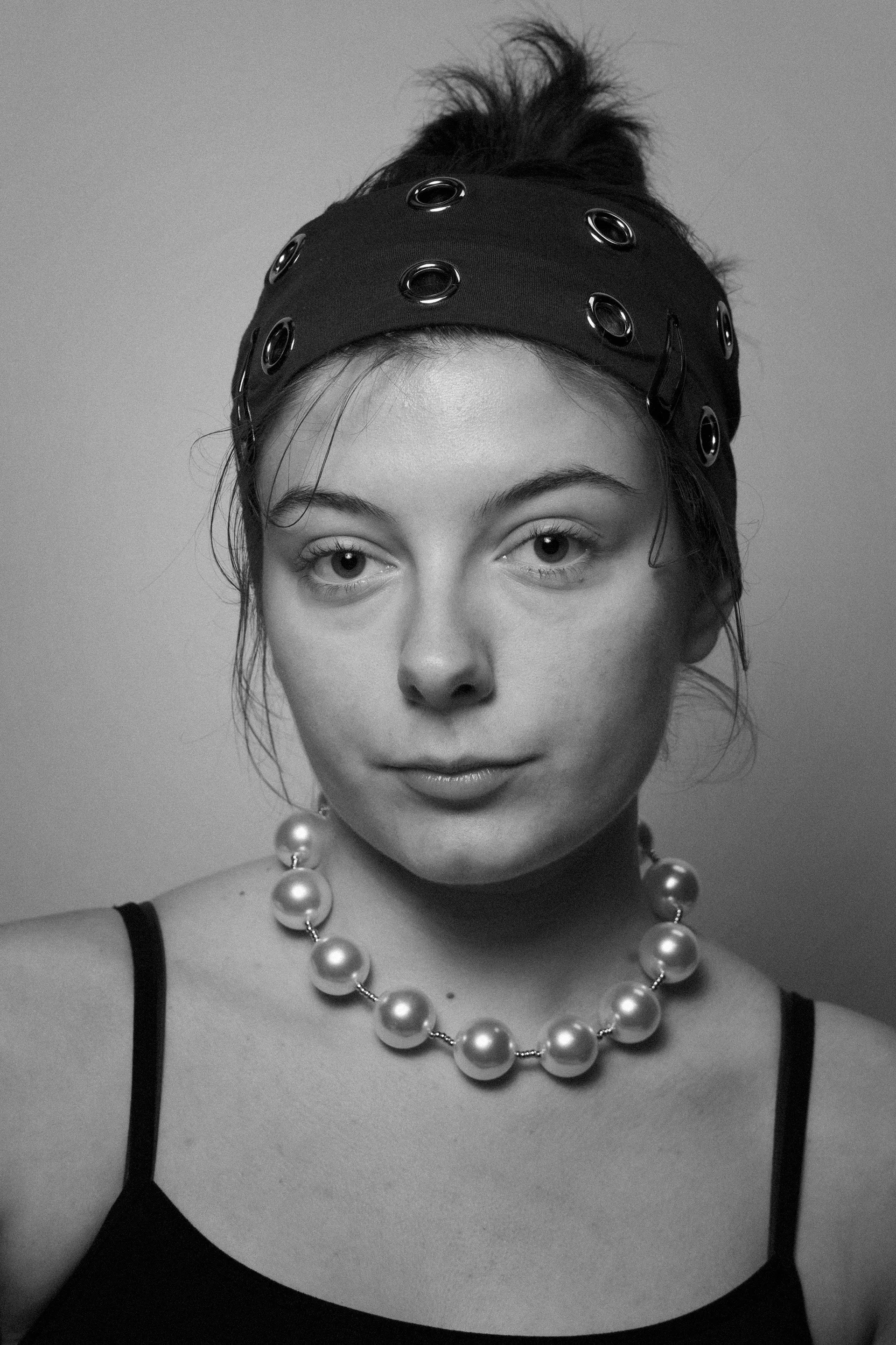 Zwart-wit portret van Bloesem Kneppers